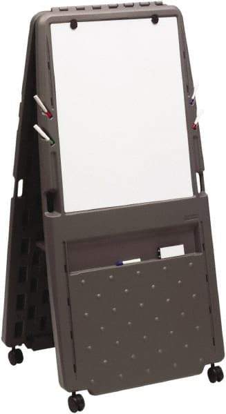 ICEBERG - Foldable Double-Sided Dry Erase Easel - 73" High - Apex Tool & Supply