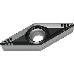 Walter - VCMT221 RM4 Grade WSM20S Carbide Turning Insert - 35° Diamond, 1/4" Inscr Circle, 1/8" Thick, 1/64" Corner Radius - Apex Tool & Supply