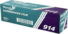 Reynolds - PVC Film Roll with Cutter Box, 18" x 2,000', Clear - Use with Food Protection - Apex Tool & Supply