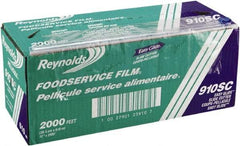Reynolds - PVC Food Wrap Film Roll in Easy Glide Cutter Box, 12" x 2,000', Clear - Use with Food Protection - Apex Tool & Supply