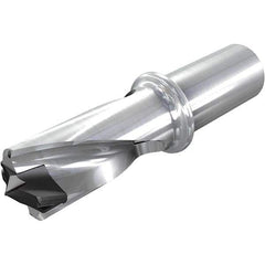 Iscar - 1.339 to 1-3/8" Diam, 1.5xD, 2" Max Drill Depth, 1-1/4" Shank Diam, 5.91" OAL, Replaceable Tip Drill - HFP-IQ Insert, 34 Seat Size, DFN Toolholder, Series ChamIOdrill - Apex Tool & Supply