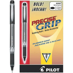 Pilot - Precision Point Roller Ball Pen - Black - Apex Tool & Supply