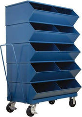 Stackbin - 5 Bin, Shelving Unit with Openings & Base - 37" Wide x 58-5/8" High - Apex Tool & Supply