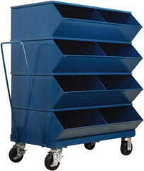 Stackbin - 4 Bin, Shelving Unit with Openings & Base - 37" Wide x 48-1/4" High - Apex Tool & Supply