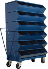 Stackbin - 6 Bin, Shelving Unit with Openings & Base - 37" Wide x 58-5/8" High - Apex Tool & Supply