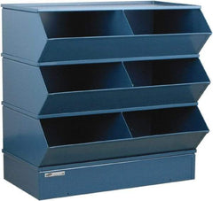 Stackbin - 3 Bin, Shelving Unit with Openings & Base - 37" Wide x 33" High - Apex Tool & Supply