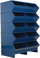 Stackbin - 5 Bin, Shelving Unit with Openings & Base - 37" Wide x 50" High - Apex Tool & Supply