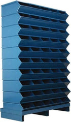 Stackbin - 10 Bin, Shelving Unit with Openings & Base - 37" Wide x 57-1/2" High - Apex Tool & Supply
