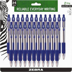 Zebra - Conical Ball Point Pen - Blue - Apex Tool & Supply