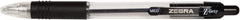 Zebra - Conical Ball Point Pen - Black - Apex Tool & Supply