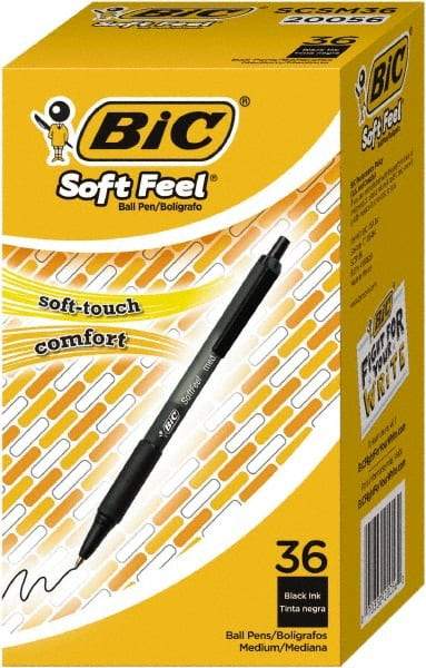 Bic - Conical Ball Point Pen - Black - Apex Tool & Supply