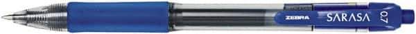 Zebra - Conical Roller Ball Pen - Blue - Apex Tool & Supply