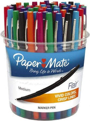 Paper Mate - Bullet Bullet Point Pen - Assorted Colors - Apex Tool & Supply