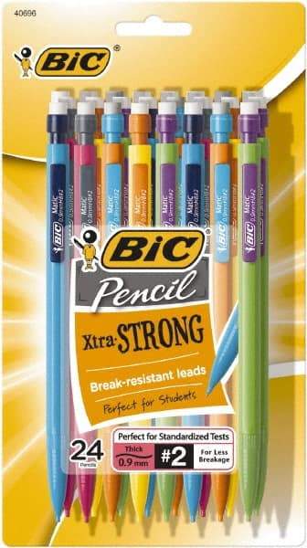 Bic - 0.9mm Lead Mechanical Pencil - Black - Apex Tool & Supply