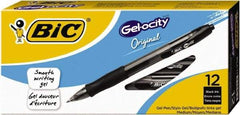 Bic - Conical Roller Ball Pen - Black - Apex Tool & Supply