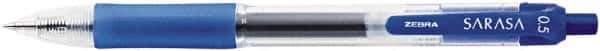 Zebra - Conical Roller Ball Pen - Blue - Apex Tool & Supply
