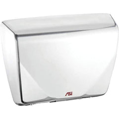 ASI-American Specialties, Inc. - 2200 Watt White Finish Electric Hand Dryer - 100-240 Volts, 18.3 Amps, 14-7/16" Wide x 10-13/16" High x 3-15/16" Deep - Apex Tool & Supply