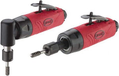 Sioux Tools - 1/4" Collet, Straight Handle, Air Die Grinder - 25,000 RPM, Rear Exhaust, 0.5 hp, 90 psi, 1/4 NPT Inlet - Apex Tool & Supply