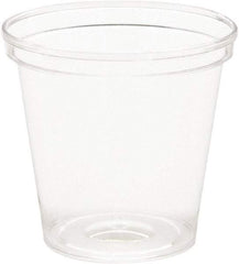 WNA - Comet Plastic Portion/Shot Glass, 1 oz, Clear - Clear - Apex Tool & Supply