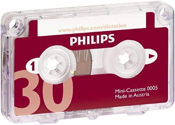 Philips - Cassette - Use with Dictation Recorder - Apex Tool & Supply