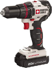 Porter-Cable - 20 Volt 1/2" Chuck Mid-Handle Cordless Drill - 0-1700 RPM, Keyless Chuck, Reversible, 2 Lithium-Ion Batteries Included - Apex Tool & Supply