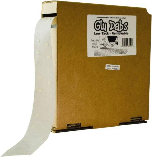 Surebonder - 6,000 Count Roll Amber Glue Spots - Bonds to Paper, Cardboard, Plastic & Metal - Apex Tool & Supply