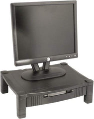Kantek - Silver Monitor Stand - Use with Laptop, Monitor - Apex Tool & Supply
