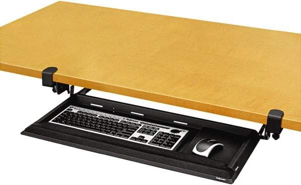 FELLOWES - Silver Keyboard Drawer - Use with Office Supplies - Apex Tool & Supply