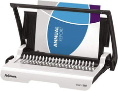 FELLOWES - Binding Machines Type: Manual Sheet Capacity: 150 - Apex Tool & Supply