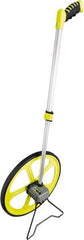 Komelon - 10,000' Counter Limit, 10,000' OAL, High-Visibility Yellow & Black Measuring Wheel - 0.01" Accuracy per 100", Measures in Ft/In - Apex Tool & Supply