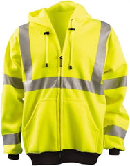OccuNomix - Size 2XL Hi-Viz Yellow High Visibility Sweatshirt - Apex Tool & Supply