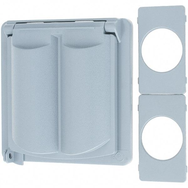 Leviton - Electrical Outlet Box PVC Device Cover - Apex Tool & Supply