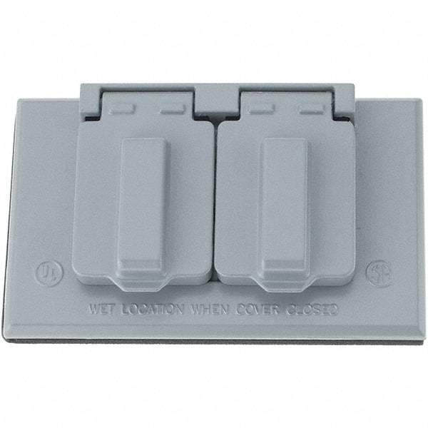 Leviton - Electrical Outlet Box Polycarbonate Device Cover - Apex Tool & Supply
