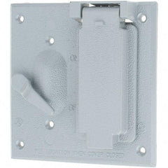 Leviton - Electrical Outlet Box Zinc Device Cover - Apex Tool & Supply