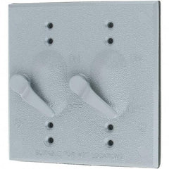 Leviton - Electrical Outlet Box Aluminum\xB6Zinc Device Cover - Apex Tool & Supply