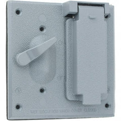 Leviton - Electrical Outlet Box Zinc Device Cover - Apex Tool & Supply