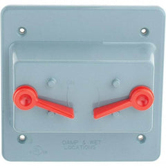 Leviton - Electrical Outlet Box Polycarbonate Device Cover - Apex Tool & Supply