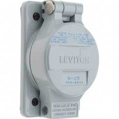 Leviton - Straight Blade Receptacles   Receptacle Type: Single Receptacle    Grade: Industrial - Apex Tool & Supply