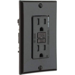 Leviton - GFCI Receptacles Grade: Commercial Color: Brown - Apex Tool & Supply