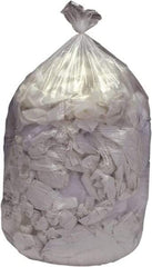 Ability One - 15 Gal Capacity, 0.35 mil Thick, Heavy-Duty Trash Bags - Hexene Resins, Flat Pack Dispenser, 24" Wide x 32" High, Clear - Apex Tool & Supply