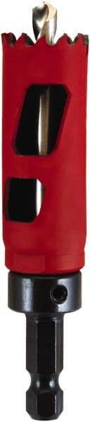 M.K. MORSE - 7/8" Diam, 1-15/16" Cutting Depth, Hole Saw - Bi-Metal Saw, Toothed Edge - Apex Tool & Supply