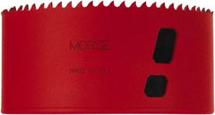 M.K. MORSE - 4-3/8" Diam, 1-15/16" Cutting Depth, Hole Saw - Bi-Metal Saw, Toothed Edge - Apex Tool & Supply