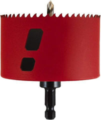 M.K. MORSE - 3-1/8" Diam, 1-15/16" Cutting Depth, Hole Saw - Bi-Metal Saw, Toothed Edge - Apex Tool & Supply