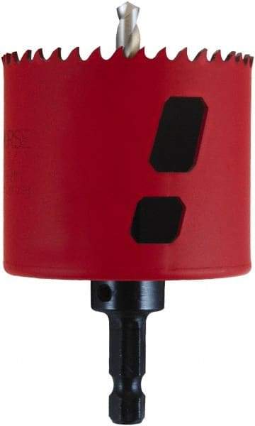 M.K. MORSE - 2-3/8" Diam, 1-15/16" Cutting Depth, Hole Saw - Bi-Metal Saw, Toothed Edge - Apex Tool & Supply