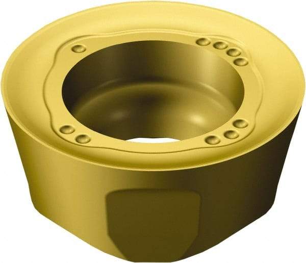 Sandvik Coromant - 6001045 ML Grade S40T Carbide Milling Insert - TiCN/Al2O3/TiN Finish, 4.5mm Thick, 10mm Inscribed Circle, 5mm Corner Radius - Apex Tool & Supply