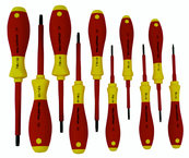 Insulated Torx® Screwdriver Set T6 - T30. 10 Pieces - Apex Tool & Supply