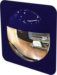 Se-Kure Domes&Mirrors - Indoor Square Convex Safety, Traffic & Inspection Mirrors - Acrylic Lens, 8" Diam, 8' Max Covered Distance - Apex Tool & Supply