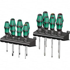 Wera - Screwdriver Sets Screwdriver Types Included: Phillips; Pozidriv; Slotted; Torx Number of Pieces: 14 - Apex Tool & Supply