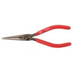 6.3" LONG NOSE PLIER W/SPRING - Apex Tool & Supply