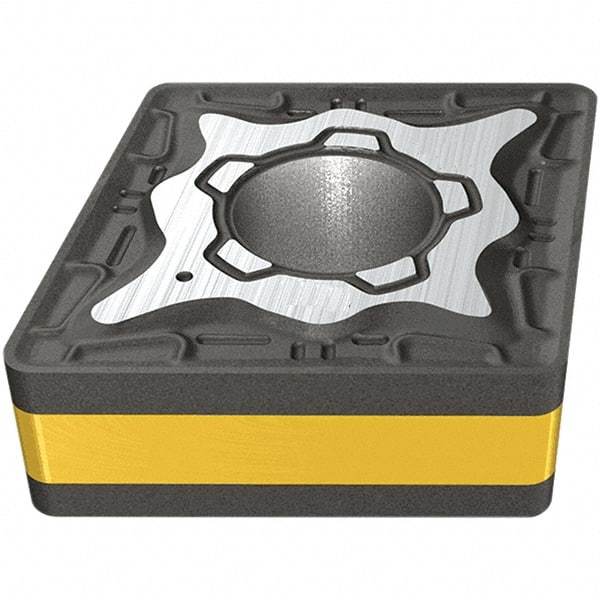 Iscar - CNMG642 M3P Grade IC807 Carbide Turning Insert - TiAlN/TiN Finish, 80° Diamond, 19.05mm Inscr Circle, 6.35mm Thick, 0.8mm Corner Radius - Apex Tool & Supply